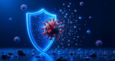 Исследователь в лаборатории изучает клеточные образцы в Sheba